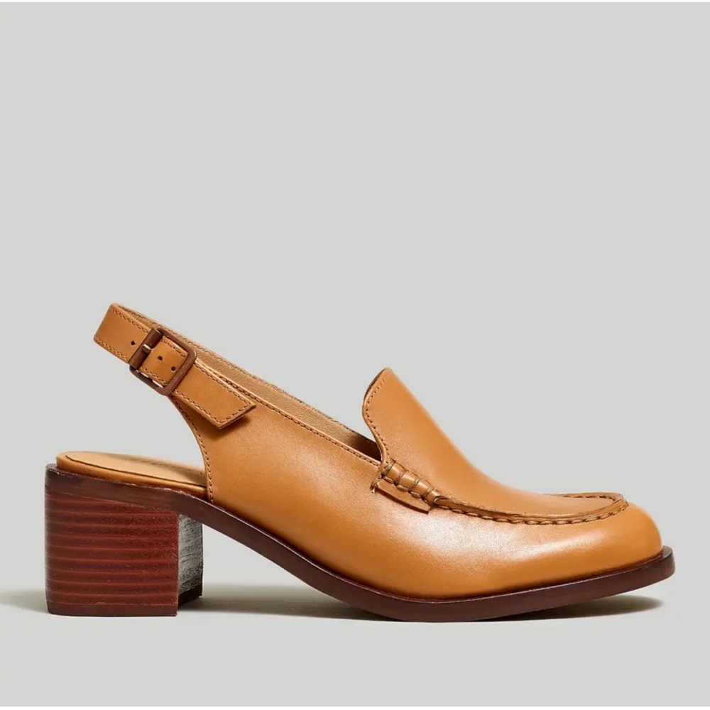 ISO MADEWELL The Mervin Slingback Loafer in Desert Camel